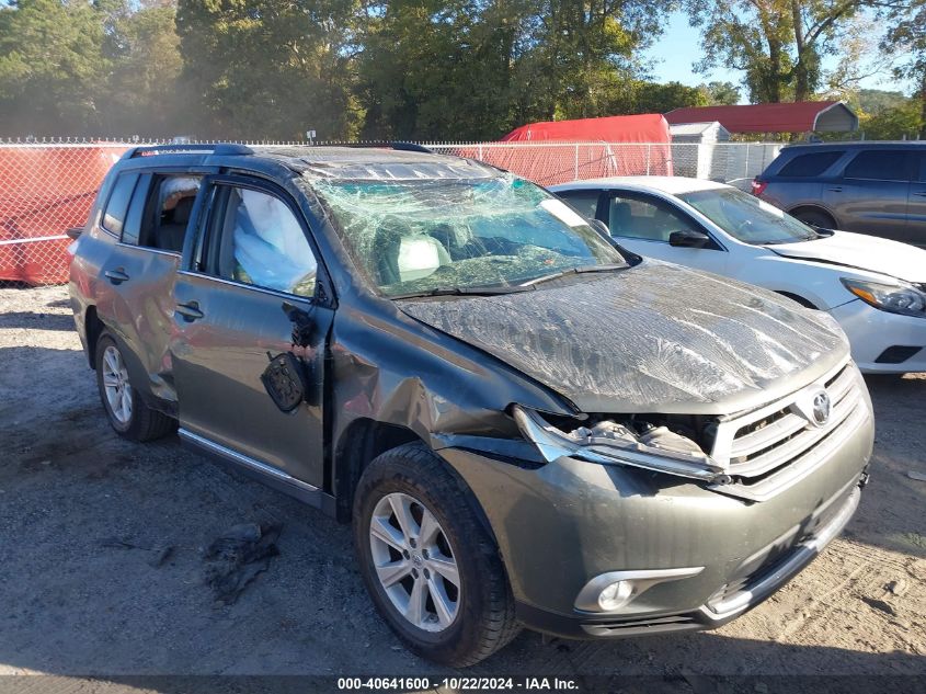 2012 Toyota Highlander Se VIN: 5TDZA3EH4CS022220 Lot: 40641600