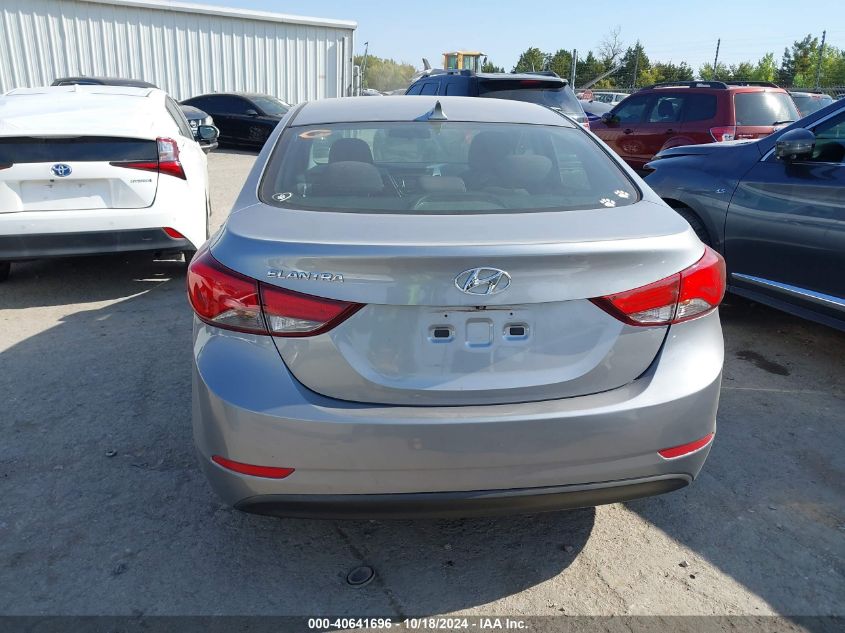 2015 Hyundai Elantra Se VIN: 5NPDH4AEXFH590389 Lot: 40641696