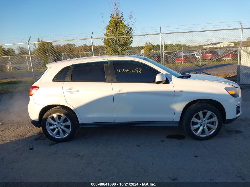 2014 Mitsubishi Outlander Sport Es VIN: 4A4AP3AU8EE029512 Lot: 40641698