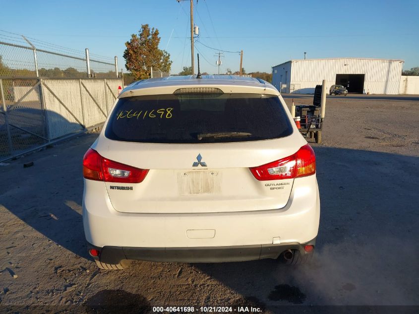 2014 Mitsubishi Outlander Sport Es VIN: 4A4AP3AU8EE029512 Lot: 40641698