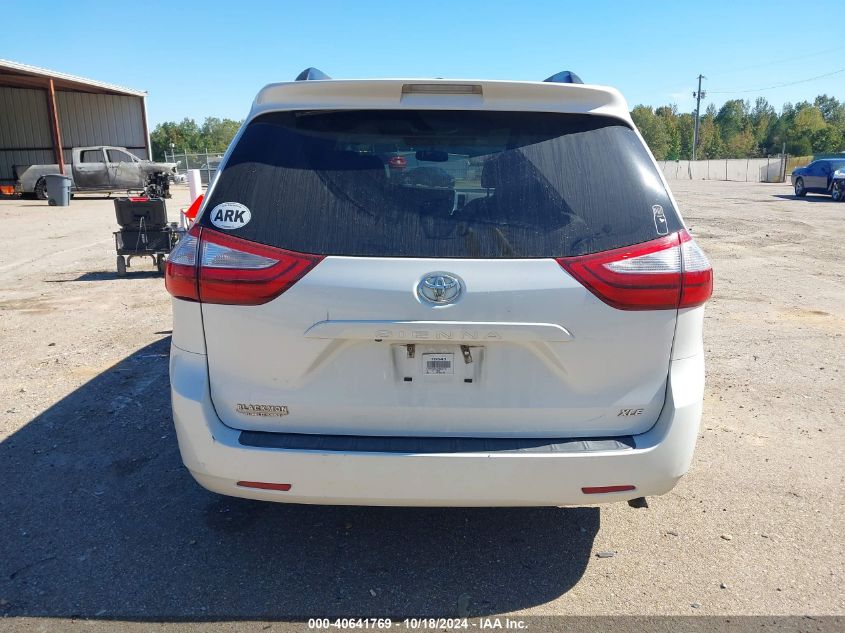 2015 Toyota Sienna Xle 8 Passenger VIN: 5TDYK3DC5FS545135 Lot: 40641769