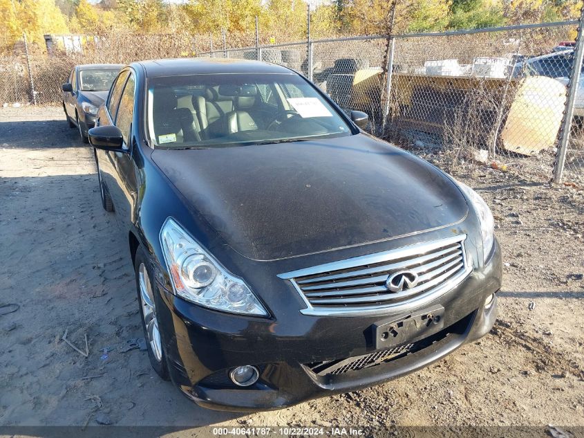 2012 Infiniti G37X VIN: JN1CV6AR8CM974758 Lot: 40641787