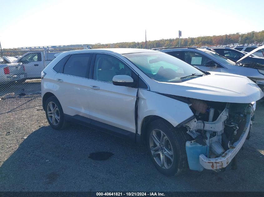 2017 Ford Edge Titanium VIN: 2FMPK4K95HBB54334 Lot: 40641821