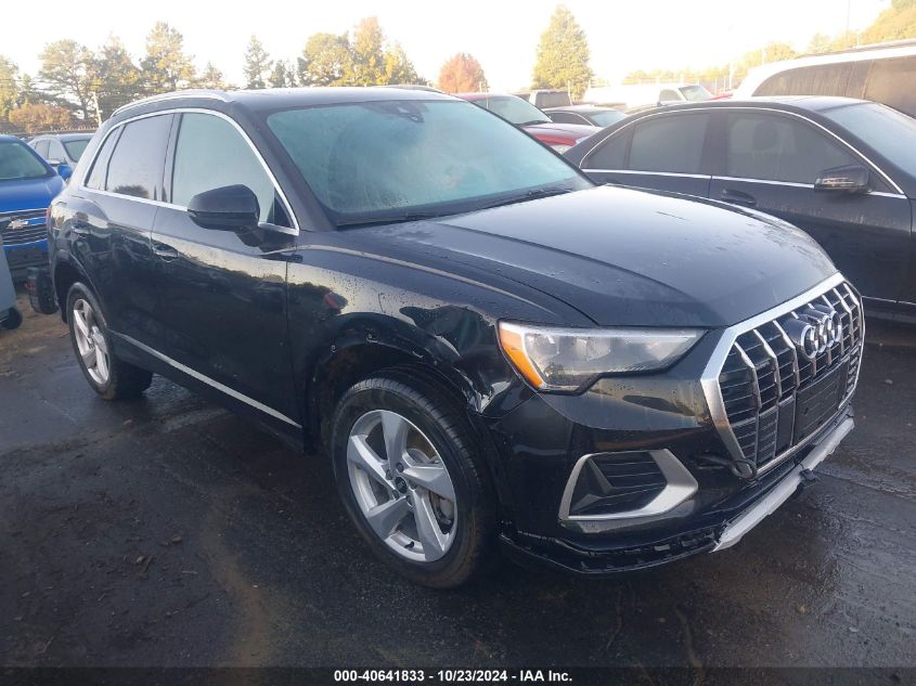 2021 Audi Q3 Premium 40 Tfsi Quattro Tiptronic VIN: WA1AUCF35M1062936 Lot: 40641833