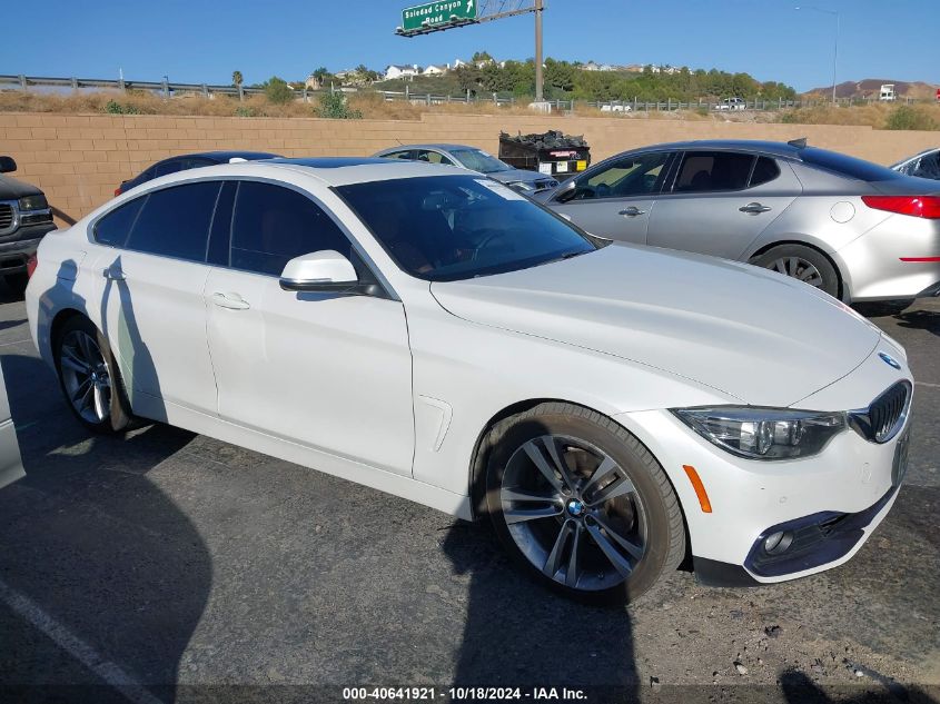 2019 BMW 430I Gran Coupe VIN: WBA4J1C59KBM14037 Lot: 40641921