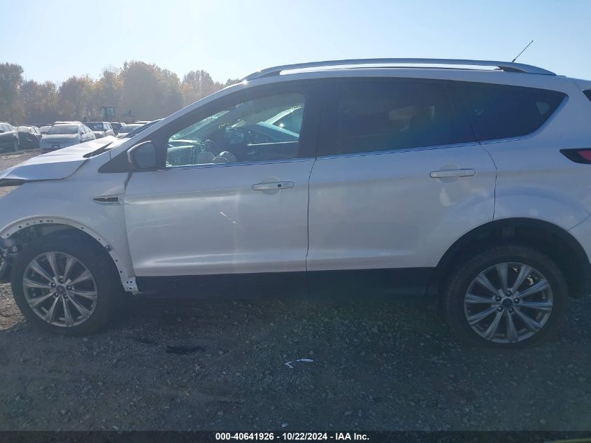 2017 Ford Escape Titanium VIN: 1FMCU9JD2HUE82848 Lot: 40641926