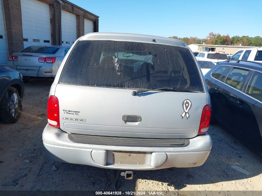 2000 Dodge Durango VIN: 1B4HR28Z8YF126295 Lot: 40641928