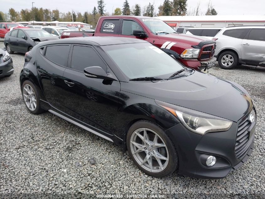 2015 Hyundai Veloster Turbo VIN: KMHTC6AEXFU222852 Lot: 40641938