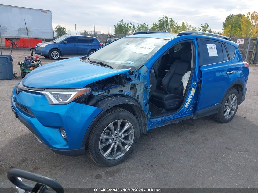 VIN JTMDJREVXJD192898 2018 TOYOTA RAV4 HYBRID LIMITED