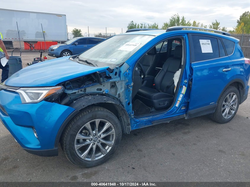VIN JTMDJREVXJD192898 2018 TOYOTA RAV4 HYBRID LIMITED