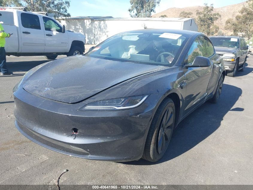 VIN 5YJ3E1EA1RF728270 2024 Tesla Model 3, Rear-Whee... no.2