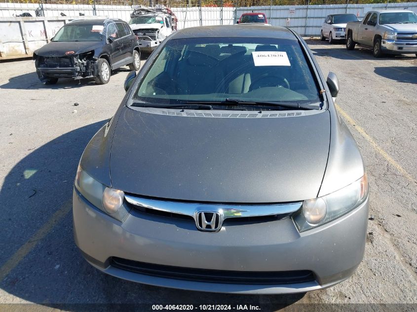 2008 Honda Civic Lx VIN: 2HGFA165X8H314490 Lot: 40642020