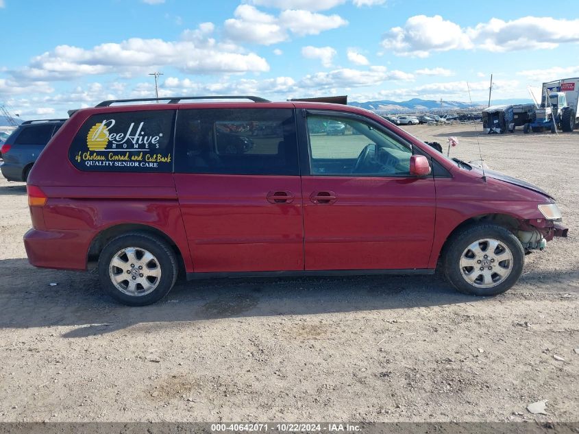 2002 Honda Odyssey Ex-L VIN: 5FNRL18982B049989 Lot: 40642071