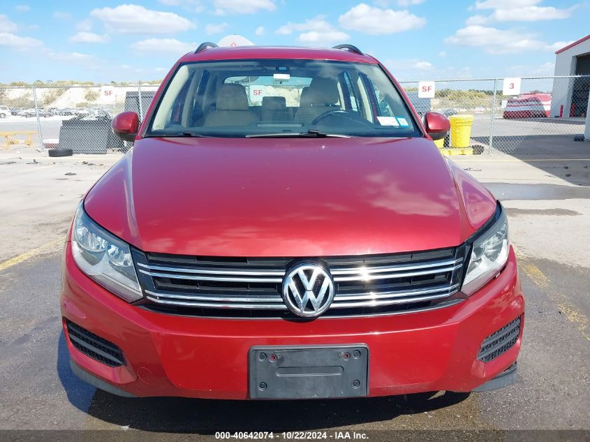 2016 Volkswagen Tiguan S VIN: WVGBV7AX6GW080017 Lot: 40642074