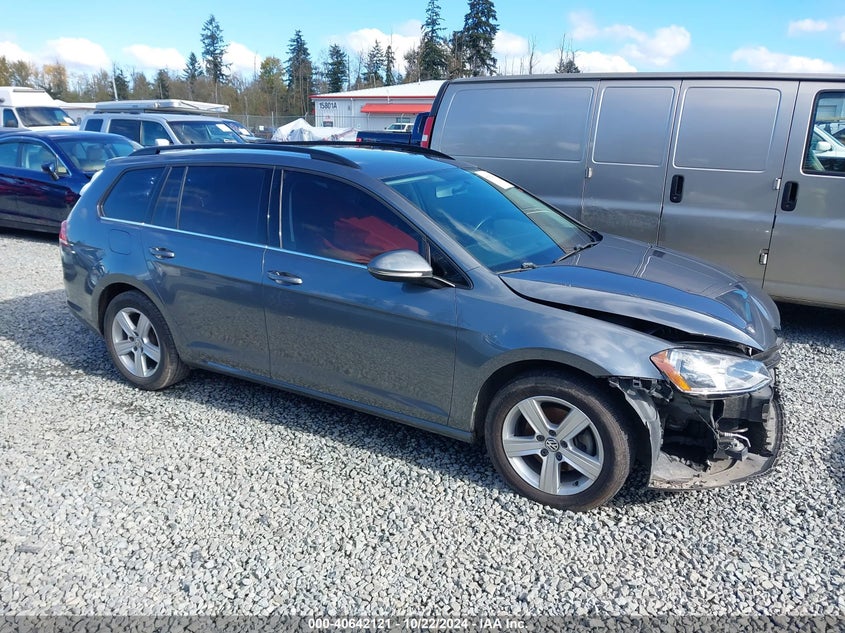2015 VOLKSWAGEN GOLF SPORTWAGEN TDI S 4-DOOR - 3VWCA7AU1FM506704