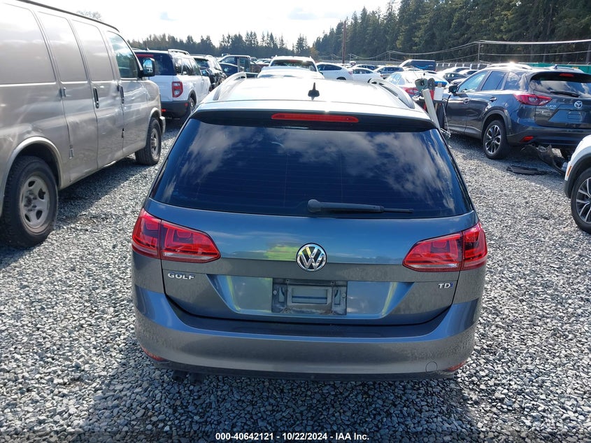 2015 VOLKSWAGEN GOLF SPORTWAGEN TDI S 4-DOOR - 3VWCA7AU1FM506704