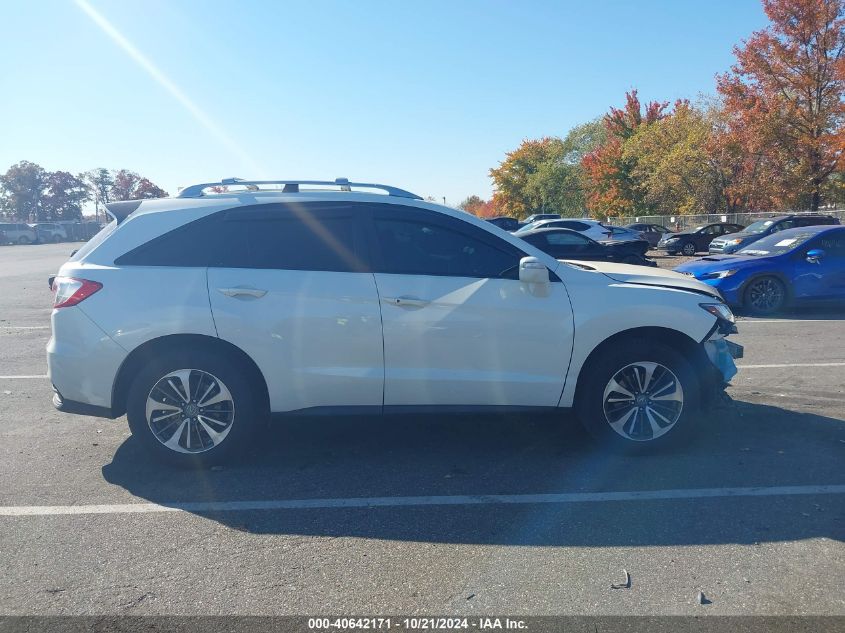 2017 Acura Rdx Advance VIN: 5J8TB4H78HL021836 Lot: 40642171