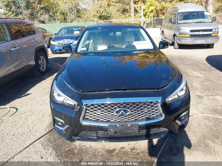 VIN JN1EV7AR0KM551024 2019 INFINITI Q50 3.0T LUXE