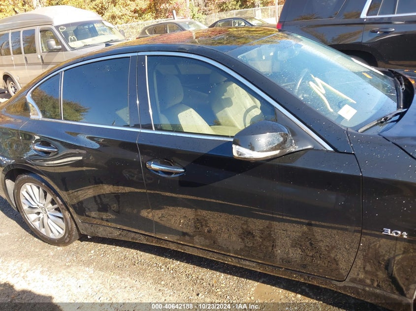 VIN JN1EV7AR0KM551024 2019 INFINITI Q50 3.0T LUXE