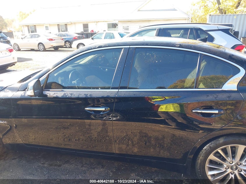 VIN JN1EV7AR0KM551024 2019 INFINITI Q50 3.0T LUXE