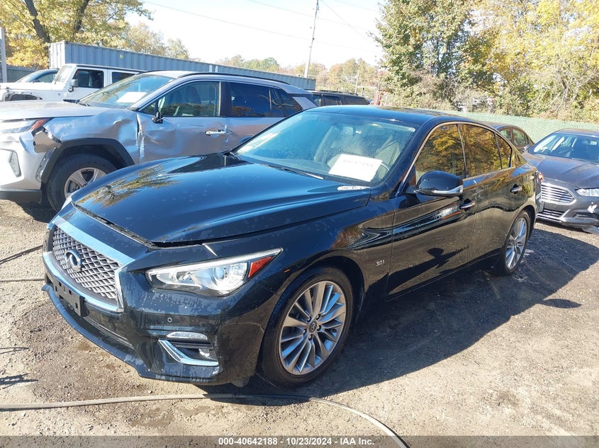 VIN JN1EV7AR0KM551024 2019 INFINITI Q50 3.0T LUXE