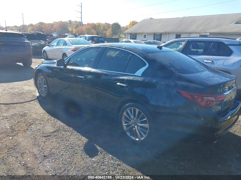 VIN JN1EV7AR0KM551024 2019 INFINITI Q50 3.0T LUXE