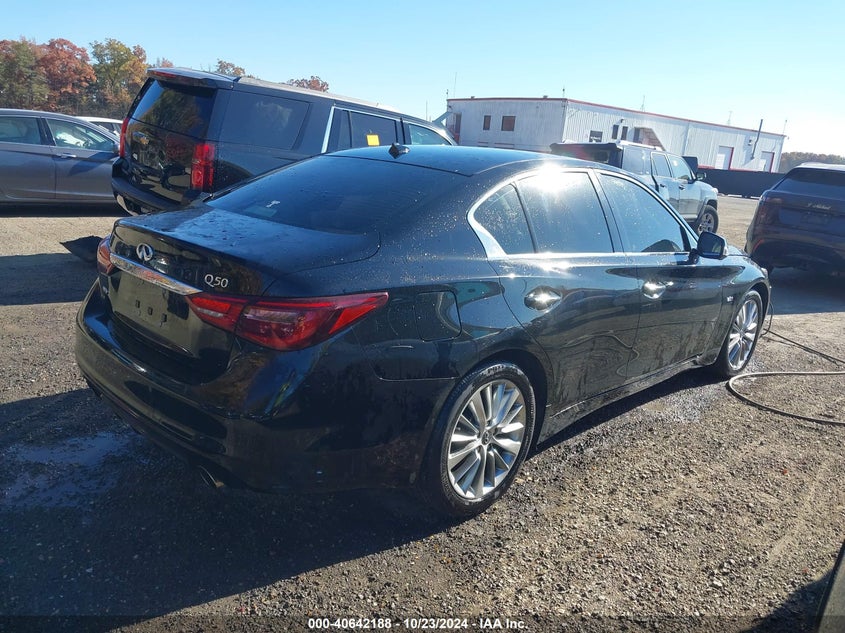 VIN JN1EV7AR0KM551024 2019 INFINITI Q50 3.0T LUXE