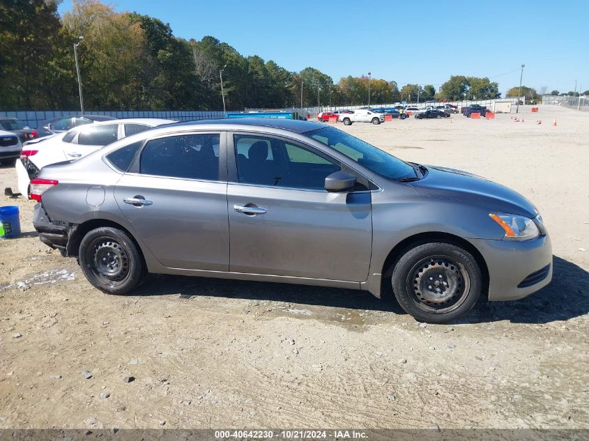 2015 Nissan Sentra Fe+ S/S/Sl/Sr/Sv VIN: 3N1AB7AP8FL651698 Lot: 40642230