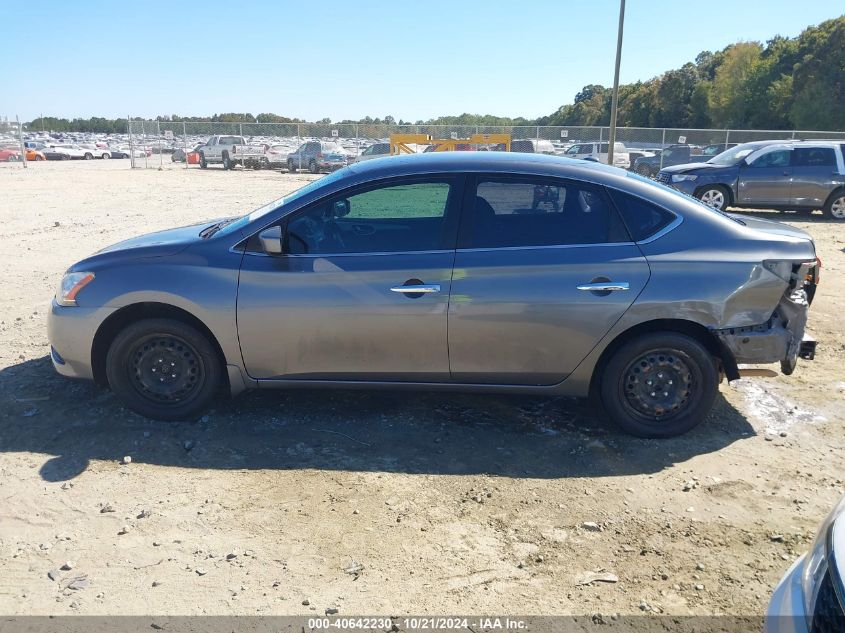 2015 Nissan Sentra Fe+ S/S/Sl/Sr/Sv VIN: 3N1AB7AP8FL651698 Lot: 40642230