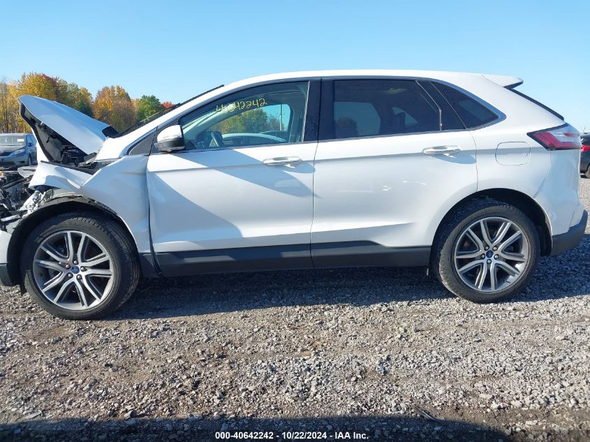 2022 Ford Edge Titanium VIN: 2FMPK4K92NBB17219 Lot: 40642242