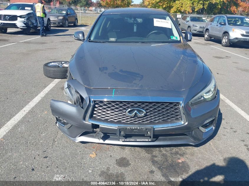 2018 Infiniti Q50 3.0T Luxe VIN: JN1EV7AR7JM435303 Lot: 40642336