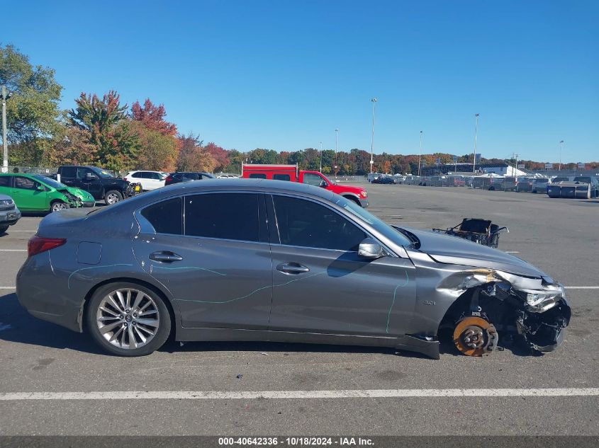 2018 Infiniti Q50 3.0T Luxe VIN: JN1EV7AR7JM435303 Lot: 40642336