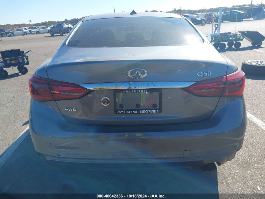 2018 Infiniti Q50 3.0T Luxe VIN: JN1EV7AR7JM435303 Lot: 40642336