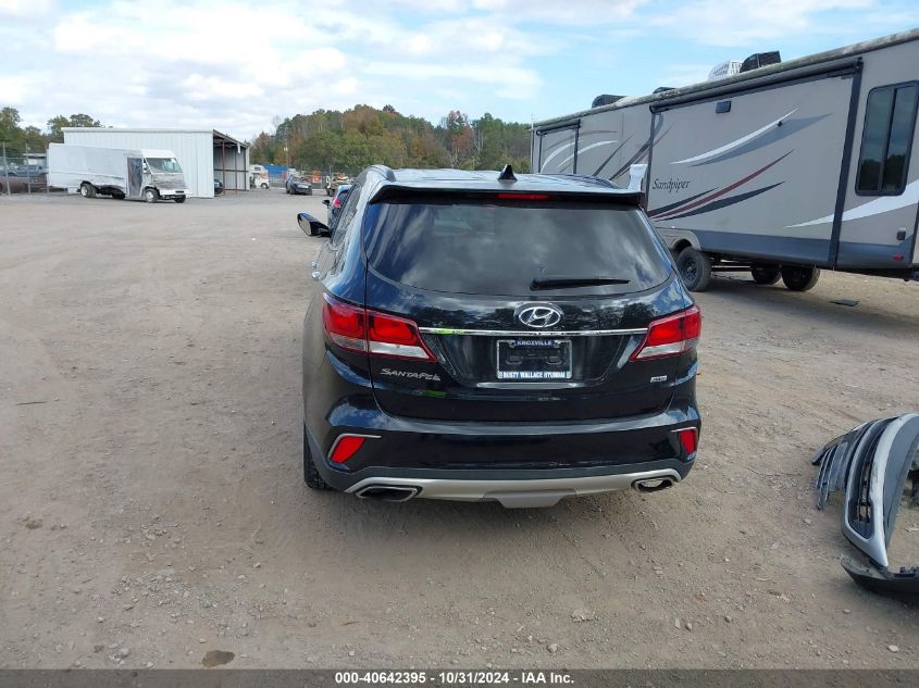 2017 Hyundai Santa Fe Se VIN: KM8SMDHF0HU202799 Lot: 40642395