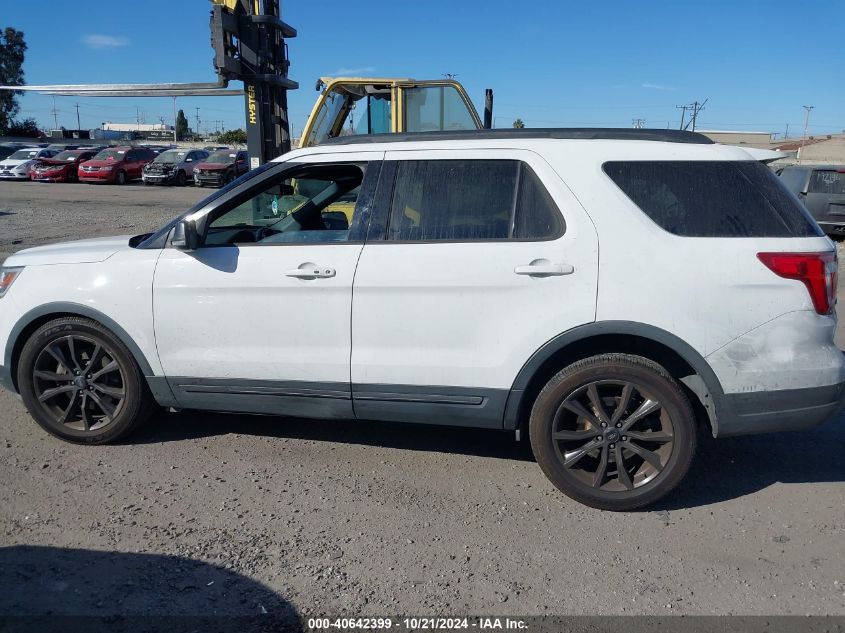 2018 Ford Explorer Xlt VIN: 1FM5K7D8XJGC93936 Lot: 40642399