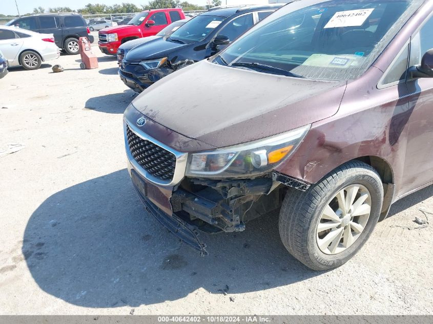 2016 Kia Sedona Lx VIN: KNDMB5C19G6182267 Lot: 40642402