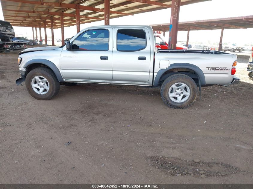 2002 Toyota Tacoma Prerunner V6 VIN: 5TEGN92N82Z116143 Lot: 40642452