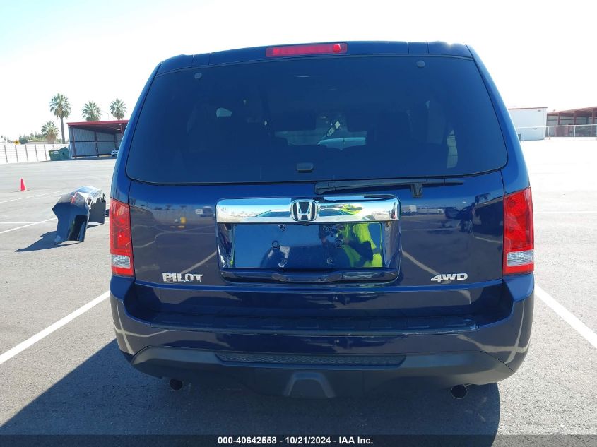 2014 Honda Pilot Lx VIN: 5FNYF4H2XEB050329 Lot: 40642558