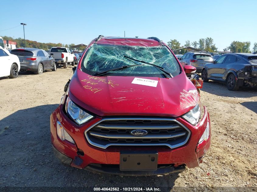 2022 Ford Ecosport Se VIN: MAJ6S3GL0NC460356 Lot: 40642562