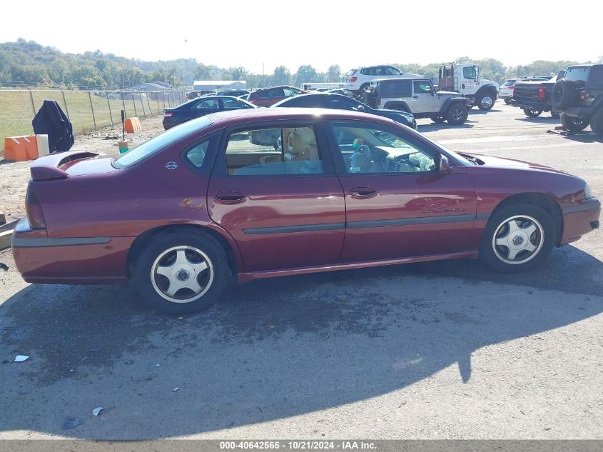 2002 Chevrolet Impala Ls VIN: 2G1WH55K129284914 Lot: 40642565