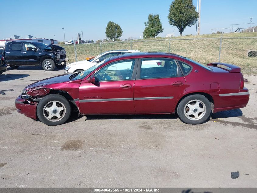 2002 Chevrolet Impala Ls VIN: 2G1WH55K129284914 Lot: 40642565