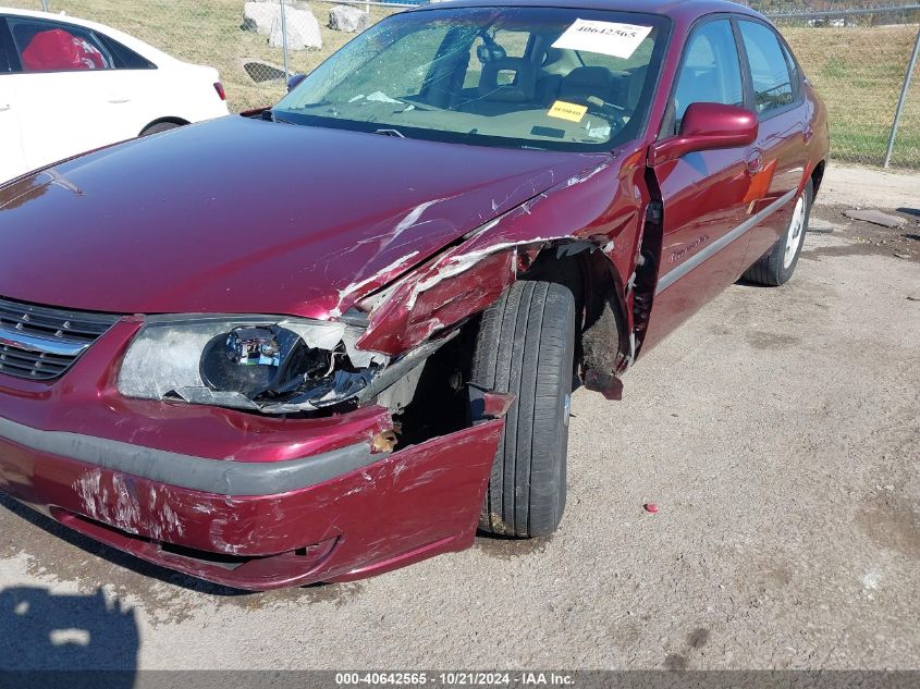 2002 Chevrolet Impala Ls VIN: 2G1WH55K129284914 Lot: 40642565