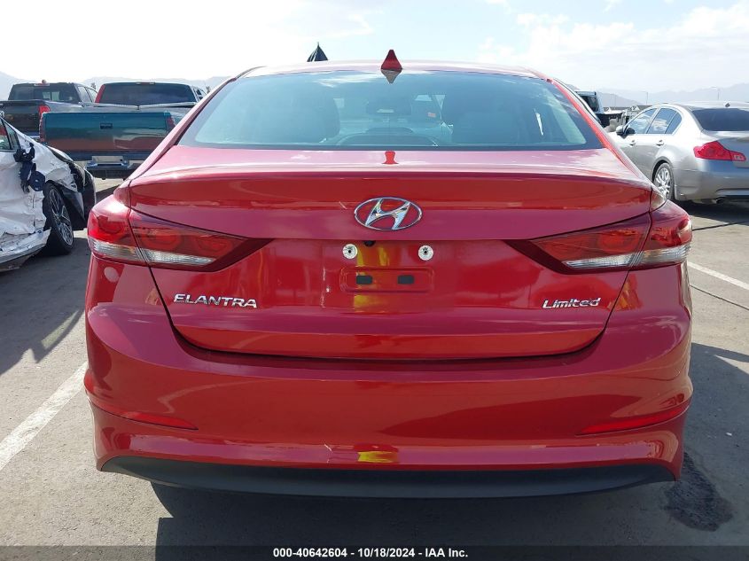 2017 Hyundai Elantra Limited VIN: 5NPD84LF6HH070831 Lot: 40642604