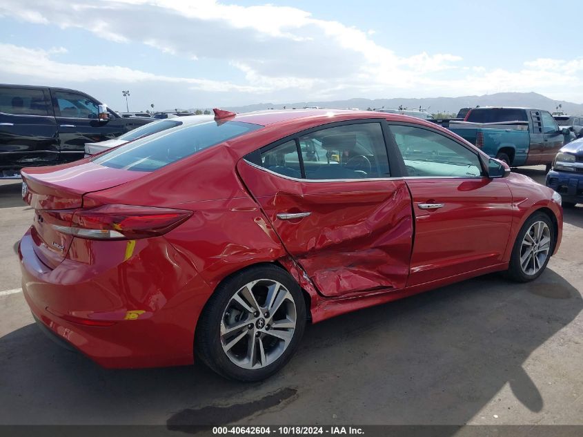 2017 Hyundai Elantra Limited VIN: 5NPD84LF6HH070831 Lot: 40642604