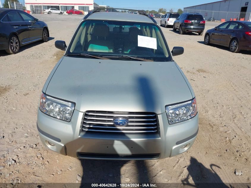 2007 Subaru Forester 2.5X VIN: JF1SG63637G721296 Lot: 40642628