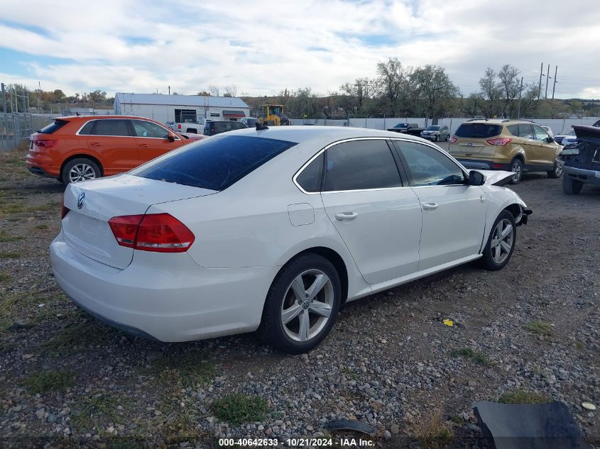 2013 Volkswagen Passat Se VIN: 1VWBP7A35DC026262 Lot: 40642633