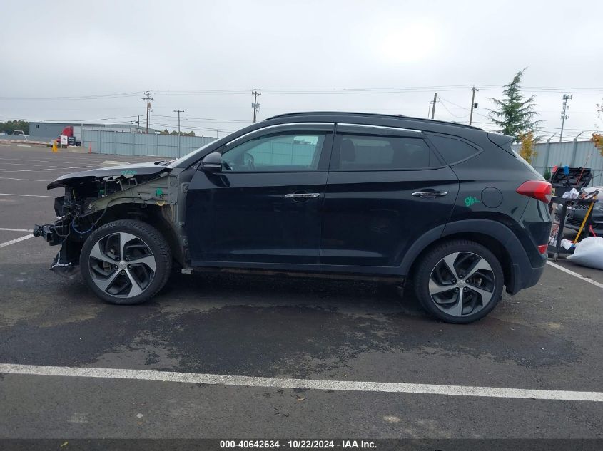 2016 Hyundai Tucson Limited VIN: KM8J3CA20GU246753 Lot: 40642634