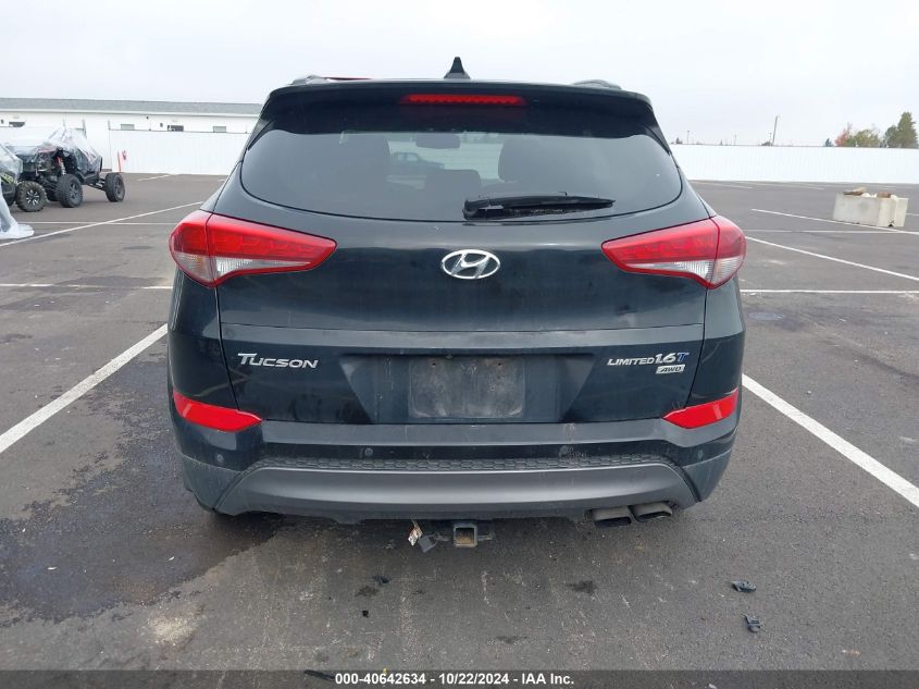 2016 Hyundai Tucson Limited VIN: KM8J3CA20GU246753 Lot: 40642634