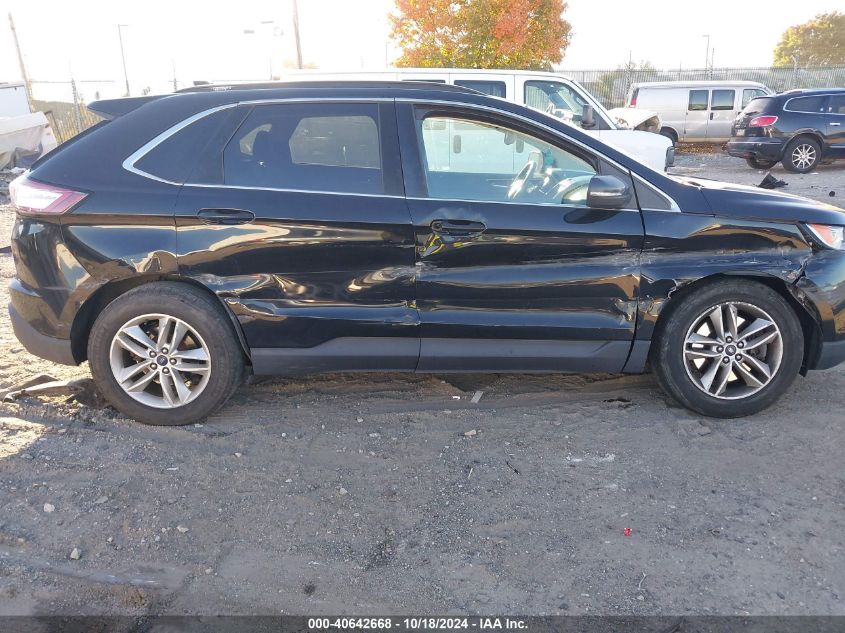 2016 Ford Edge Sel VIN: 2FMPK4J85GBB47343 Lot: 40642668