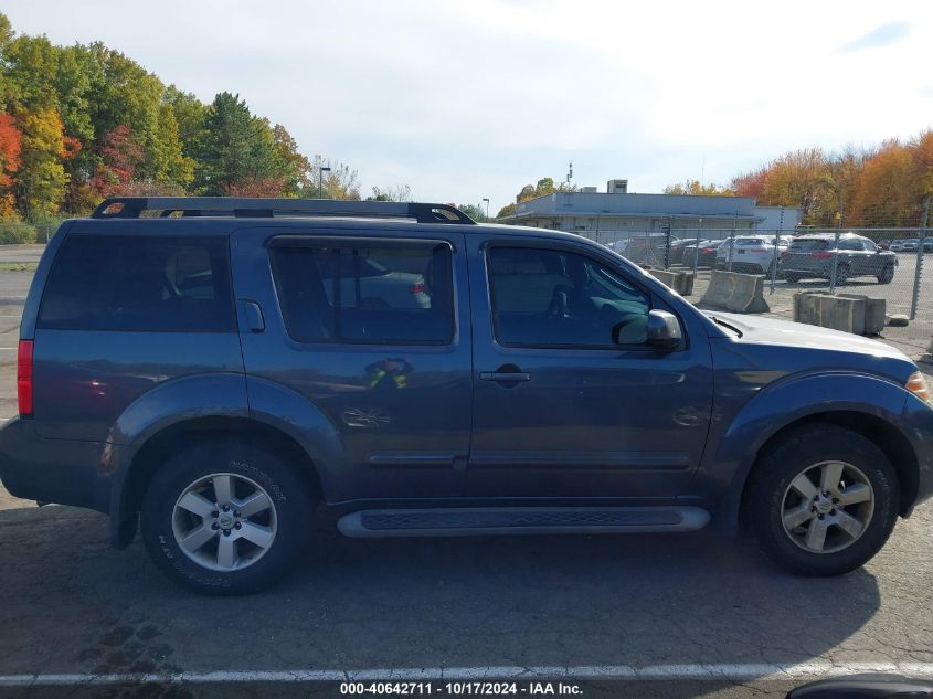 2011 Nissan Pathfinder Sv VIN: 5N1AR1NB6BC622609 Lot: 40642711